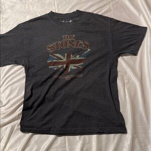 Bravado The Stones Union Jack Tee - Dark Gray